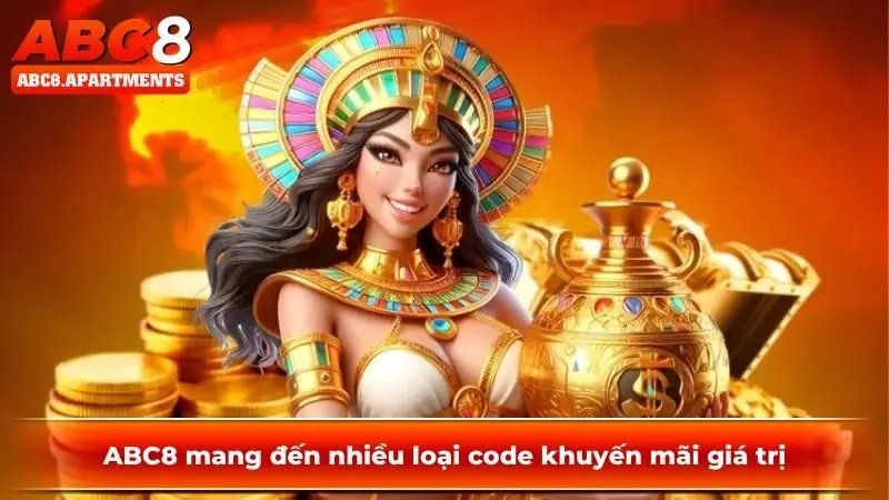 ABC8 mang đến nhiều loại code khuyến mãi giá trị